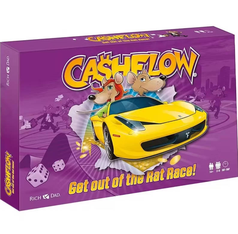 Cashflow Board Game, Rich Dad Investment Game Cashflow Board Game, Rich Dad Investment Game